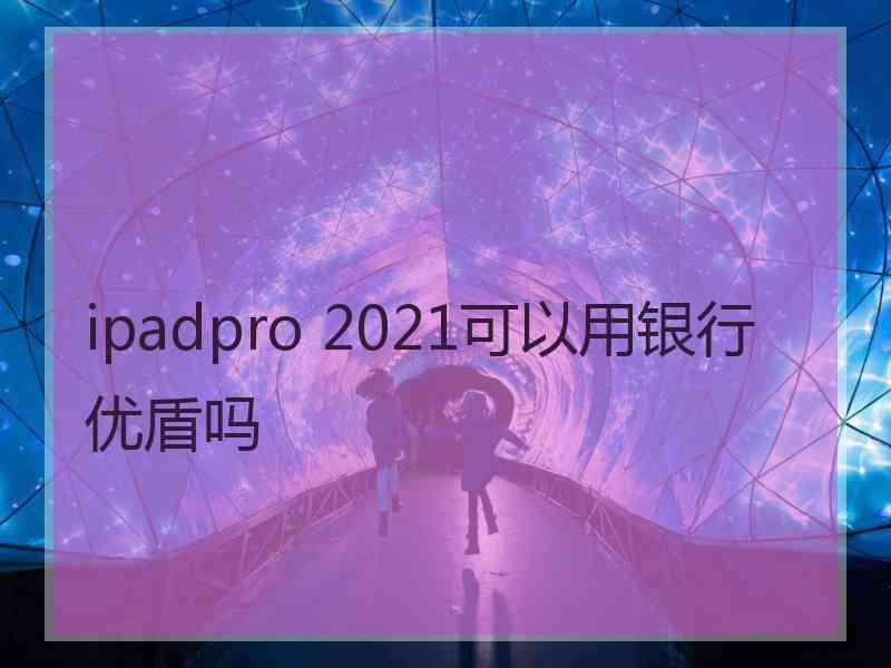 ipadpro 2021可以用银行优盾吗 ipadpro 2021可以用银行优盾吗