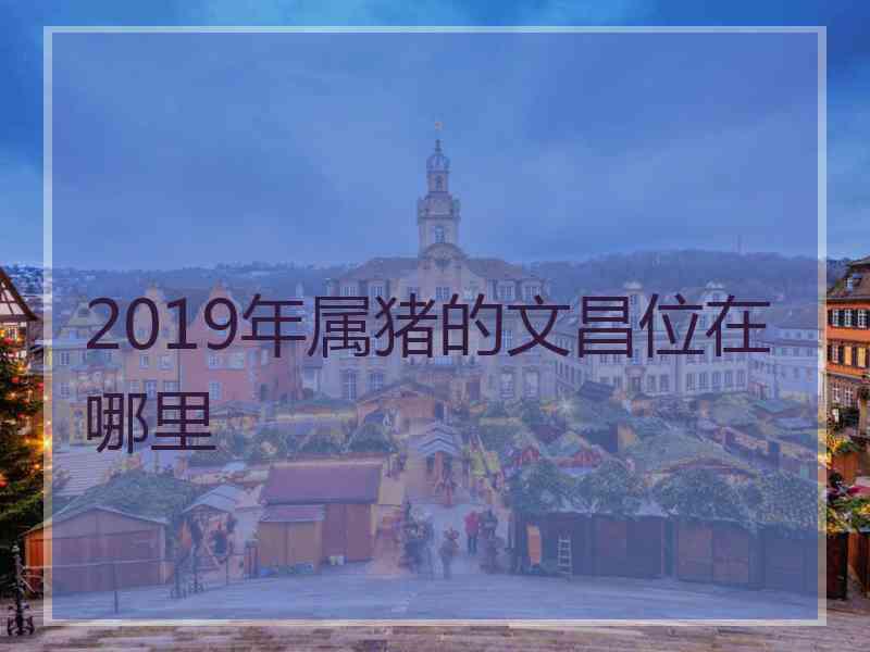 2019年属猪的文昌位在哪里 2019年属猪的文昌位在哪里