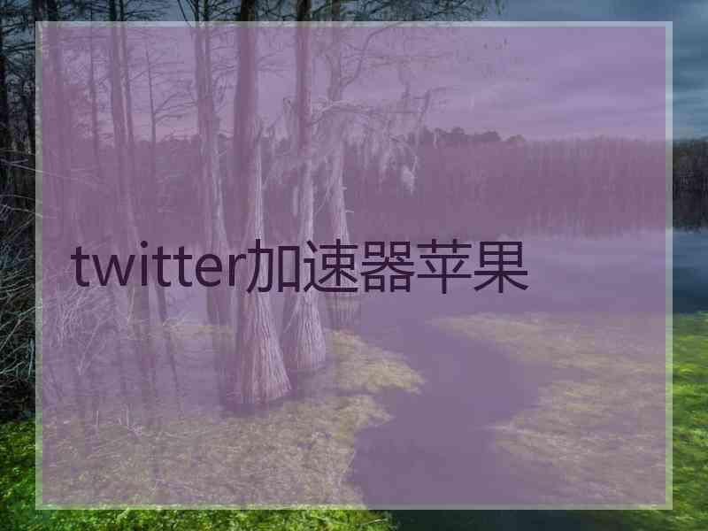 twitter加速器苹果