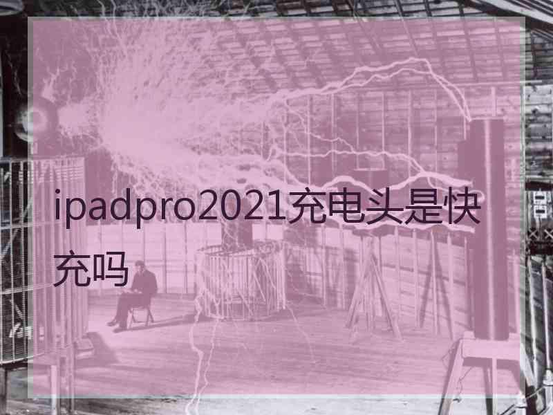 ipadpro2021充电头是快充吗