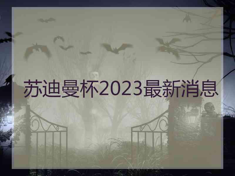 苏迪曼杯2023最新消息