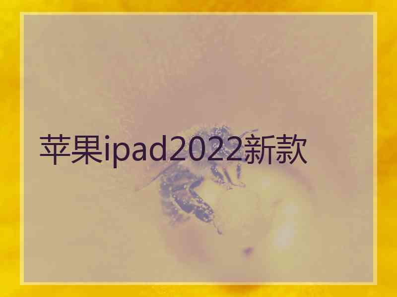 苹果ipad2022新款