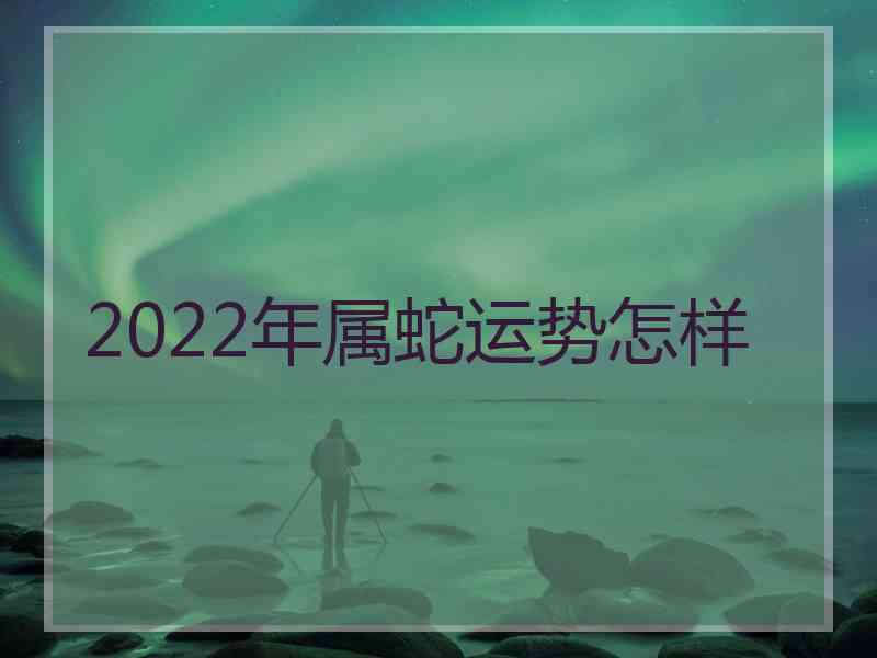 2022年属蛇运势怎样