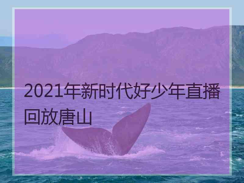 2021年新时代好少年直播回放唐山