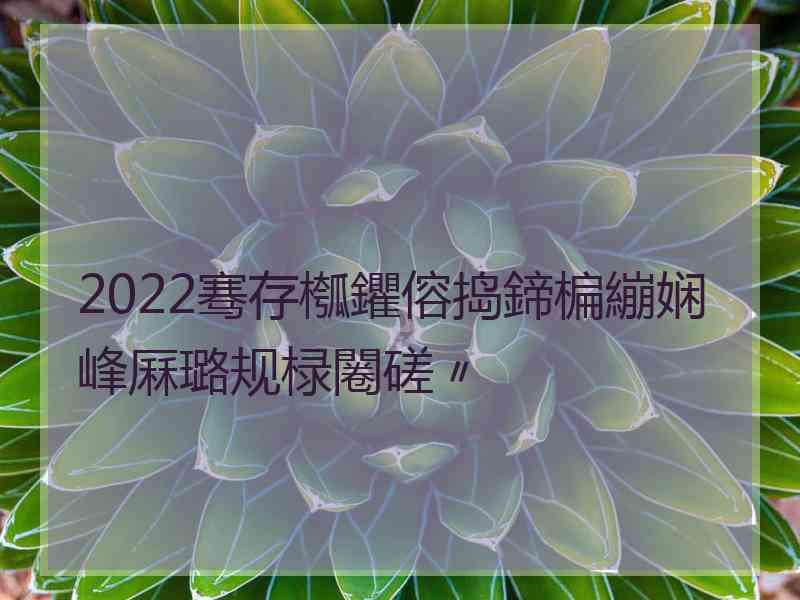 2022骞存槬鑺傛捣鍗楄繃娴峰厤璐规椂闂磋〃