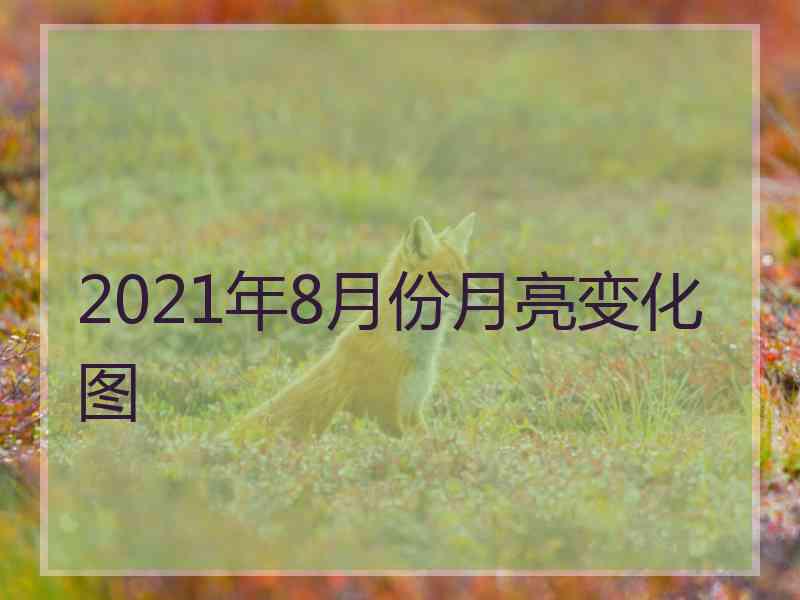 2021年8月份月亮变化图