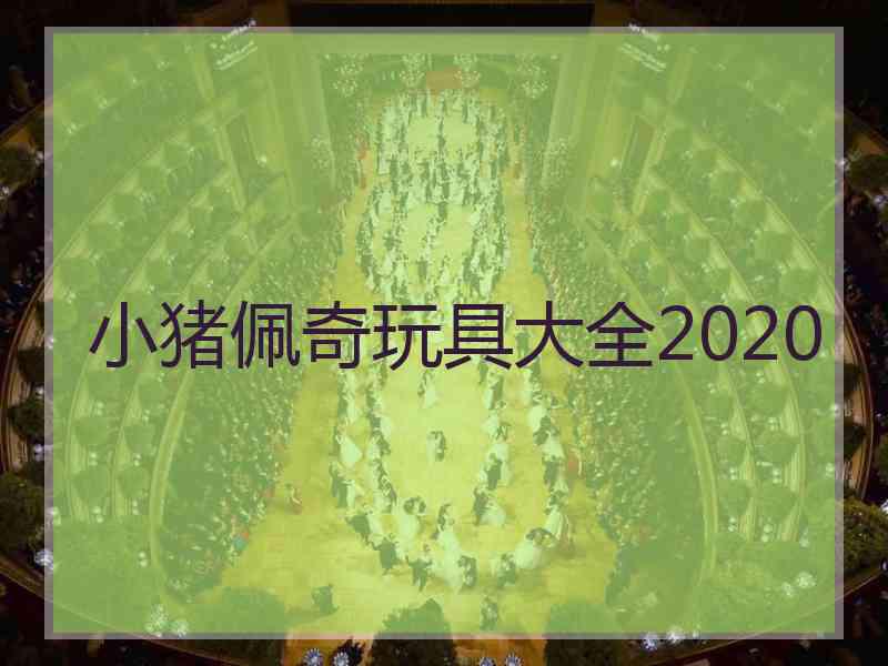 小猪佩奇玩具大全2020