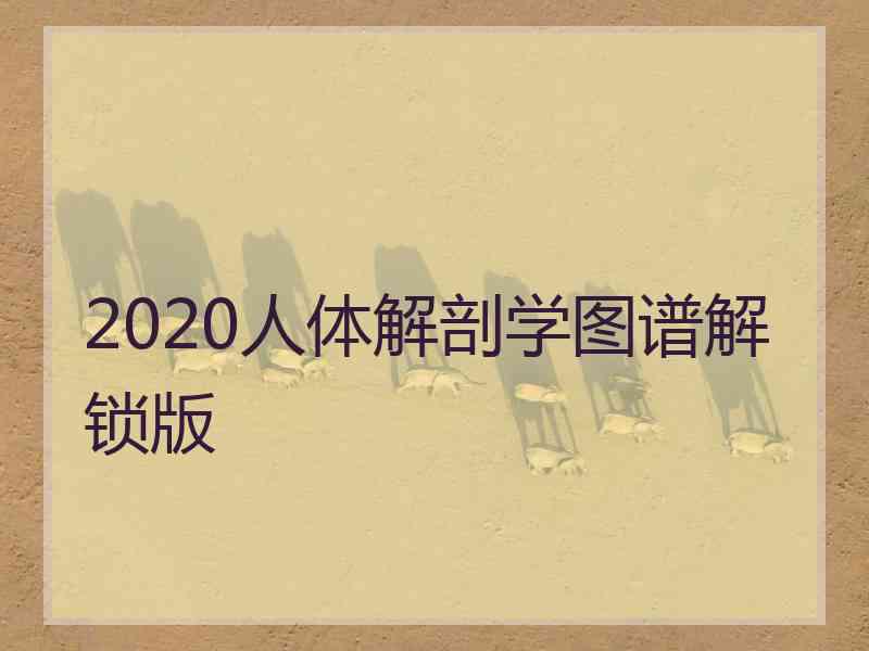 2020人体解剖学图谱解锁版