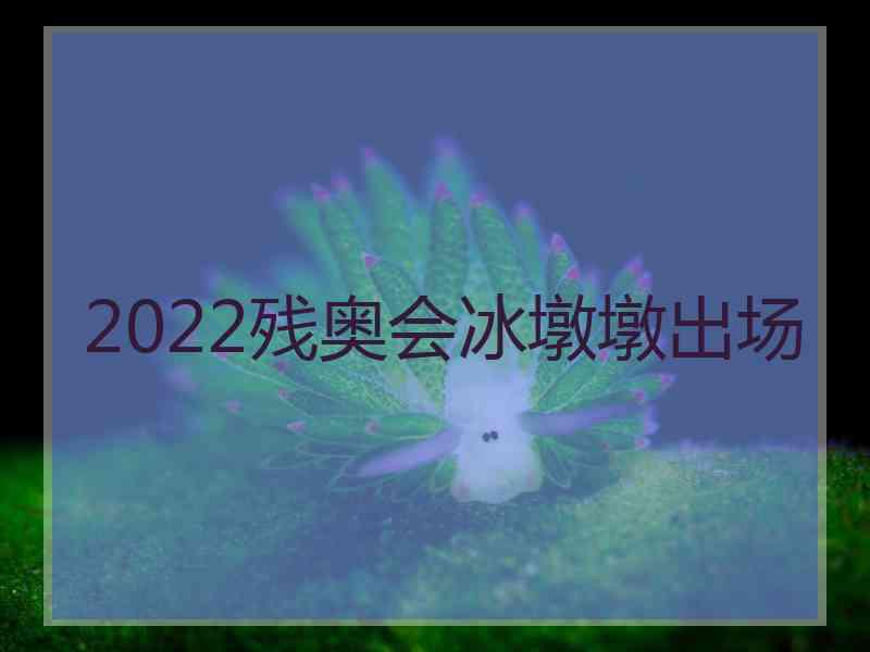 2022残奥会冰墩墩出场