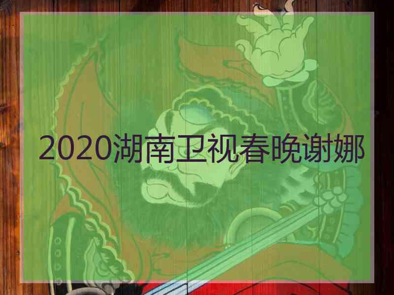 2020湖南卫视春晚谢娜