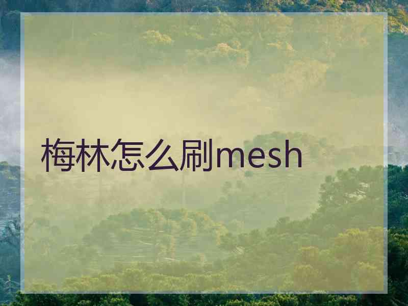 梅林怎么刷mesh