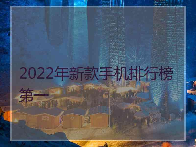 2022年新款手机排行榜第一