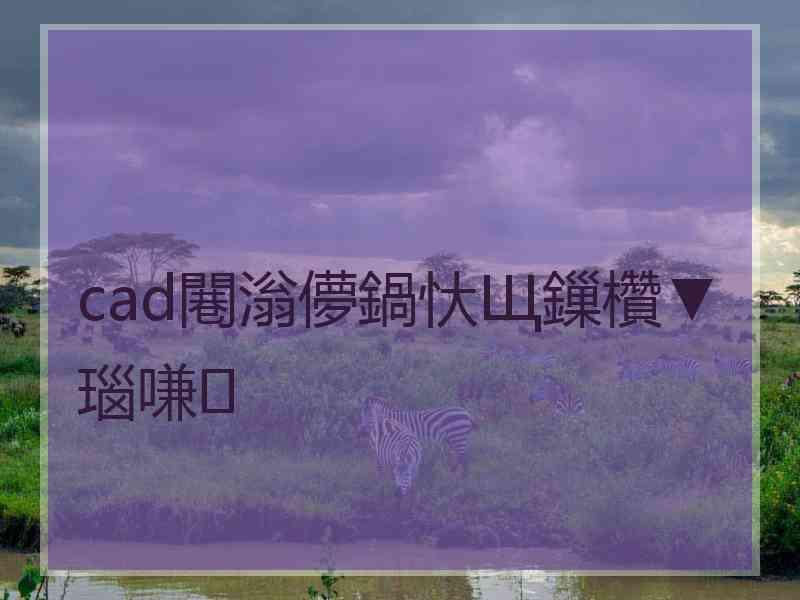 cad闀滃儚鍋忕Щ鏁欑▼瑙嗛