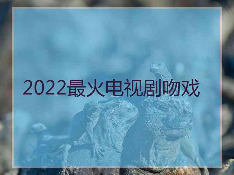 2022最火电视剧吻戏