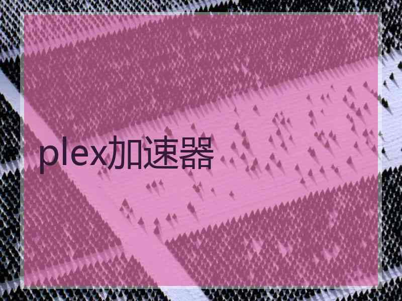 plex加速器