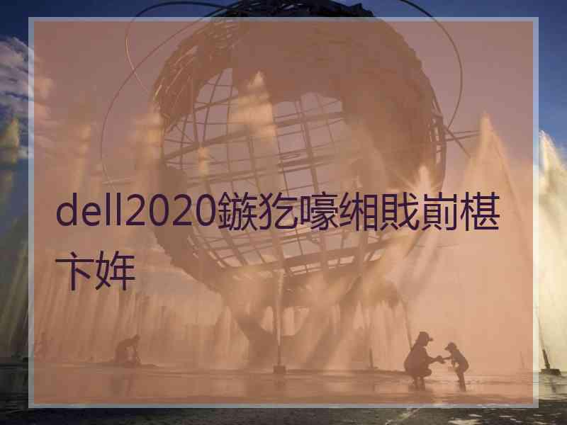 dell2020鏃犵嚎缃戝崱椹卞姩