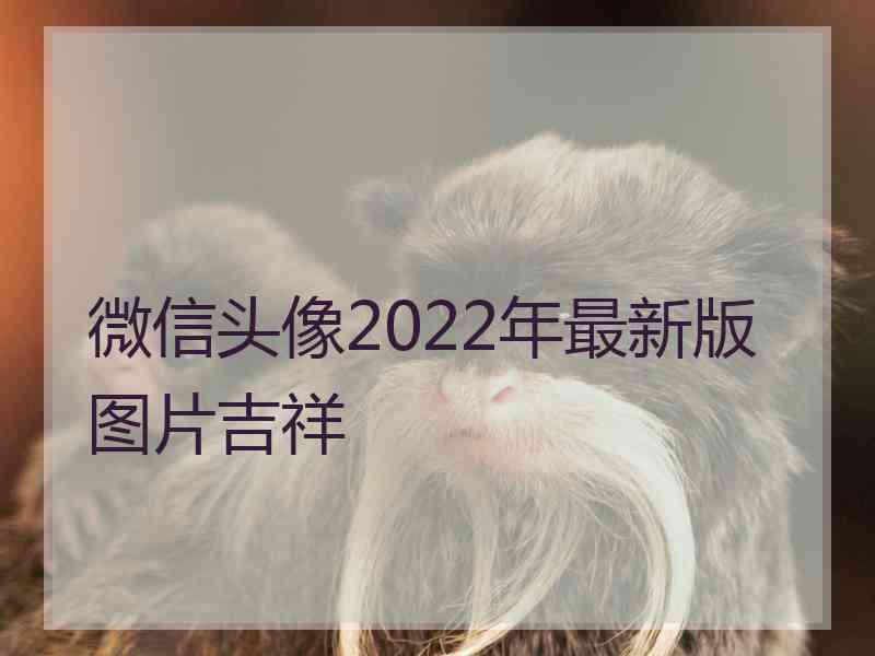 微信头像2022年最新版图片吉祥