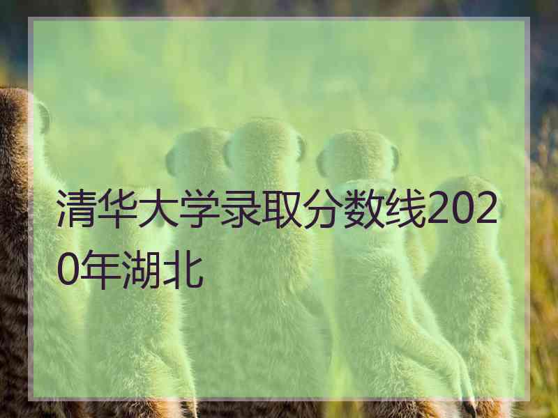 清华大学录取分数线2020年湖北