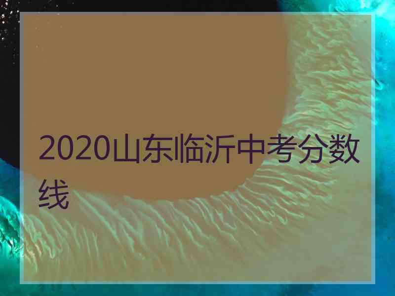 2020山东临沂中考分数线