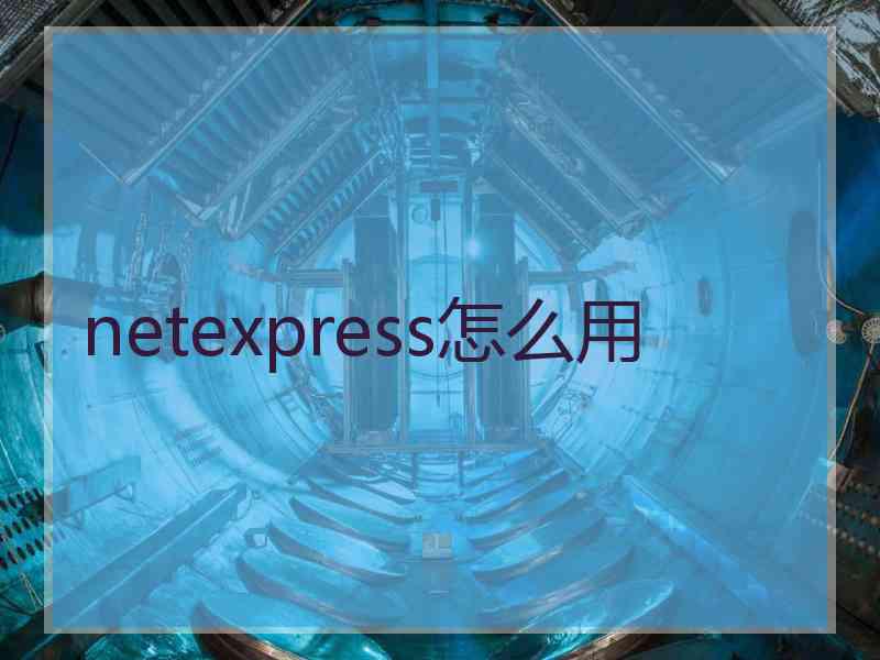 netexpress怎么用