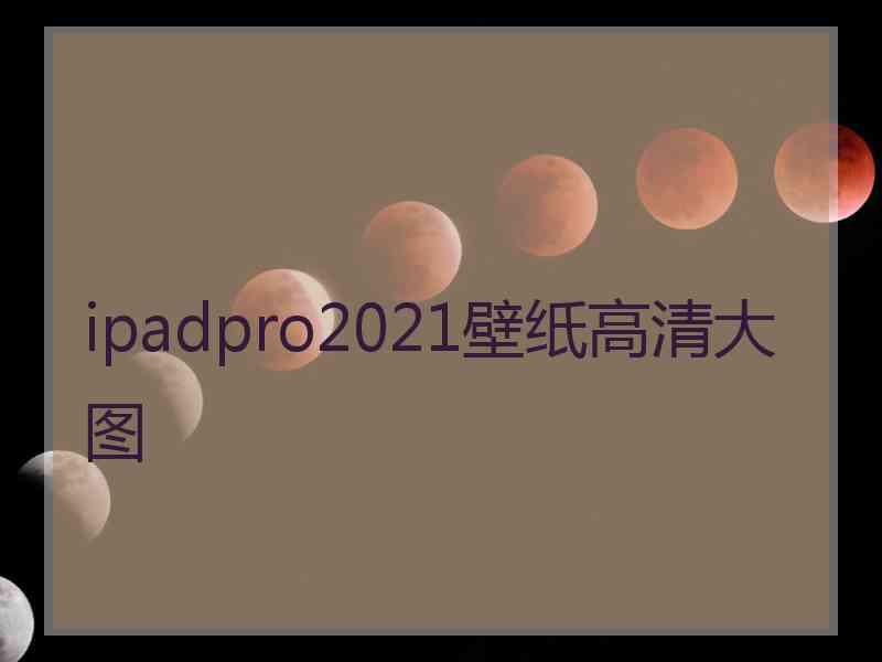 ipadpro2021壁纸高清大图