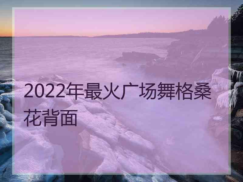 2022年最火广场舞格桑花背面