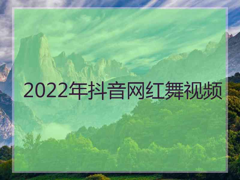 2022年抖音网红舞视频