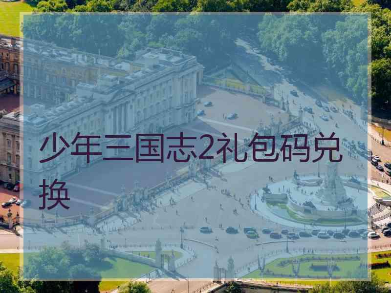 少年三国志2礼包码兑换