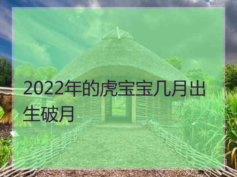 2022年的虎宝宝几月出生破月