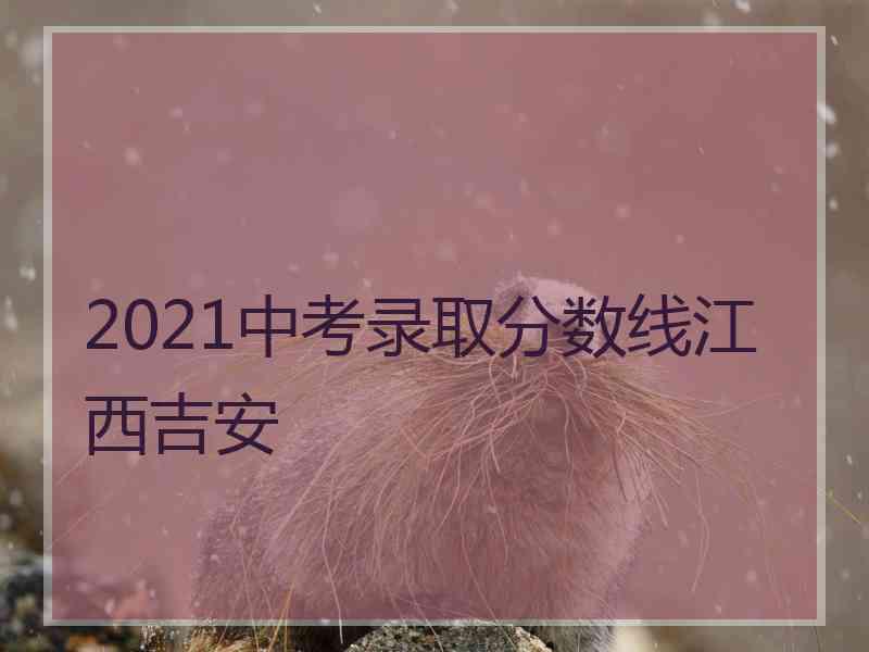 2021中考录取分数线江西吉安