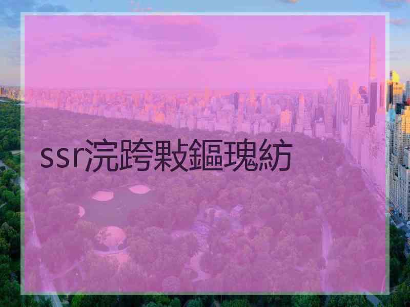 ssr浣跨敤鏂瑰紡