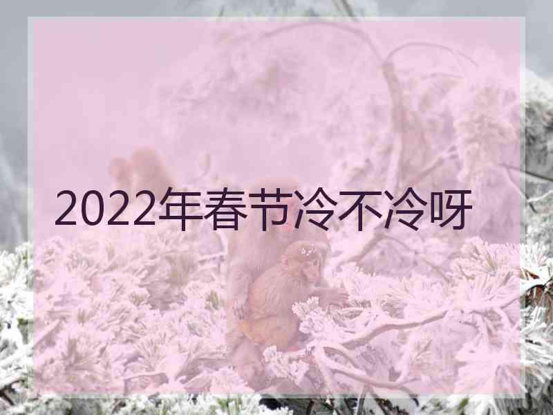 2022年春节冷不冷呀