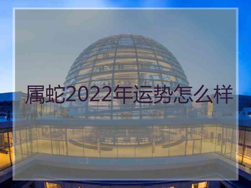 属蛇2022年运势怎么样