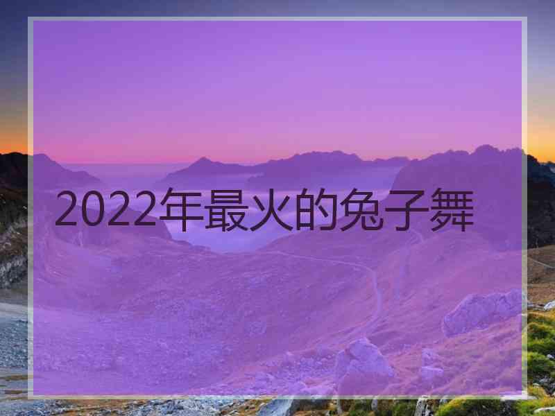 2022年最火的兔子舞