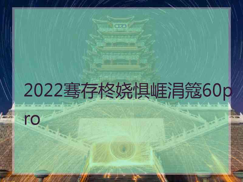 2022骞存柊娆惧崕涓簆60pro