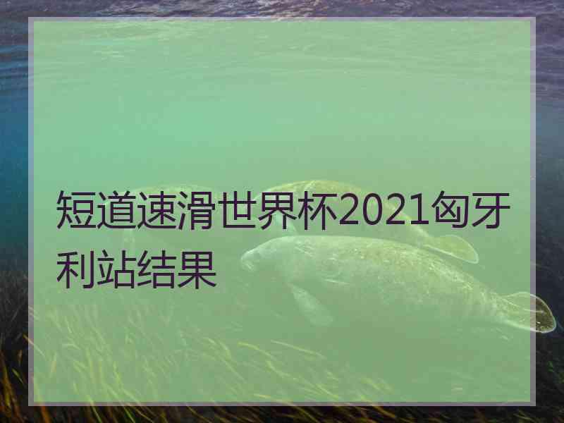 短道速滑世界杯2021匈牙利站结果