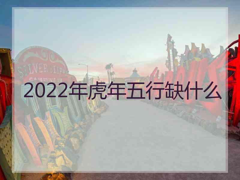 2022年虎年五行缺什么