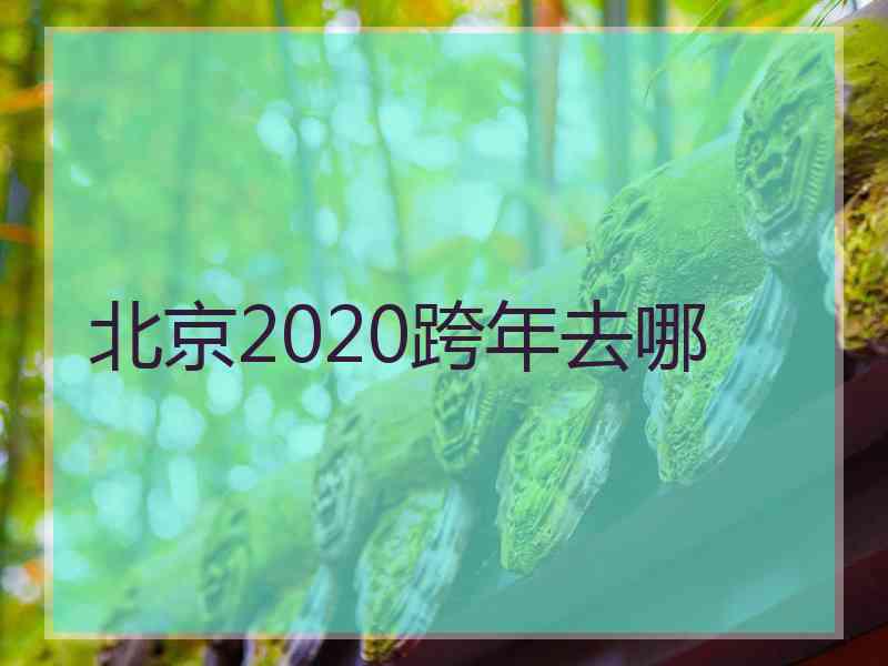 北京2020跨年去哪