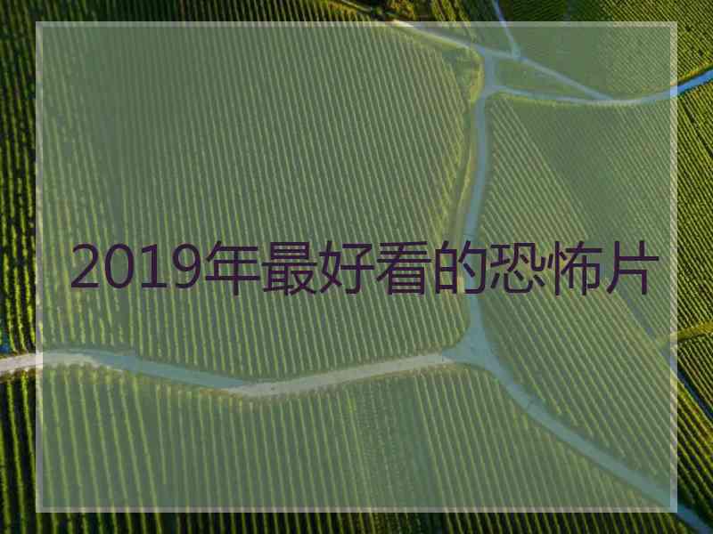 2019年最好看的恐怖片