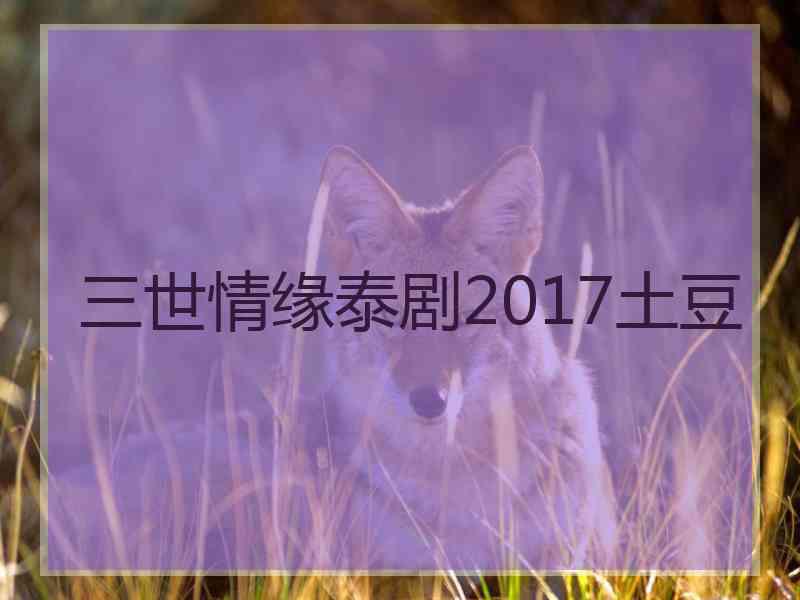 三世情缘泰剧2017土豆