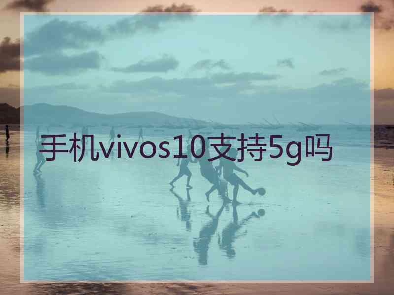 手机vivos10支持5g吗