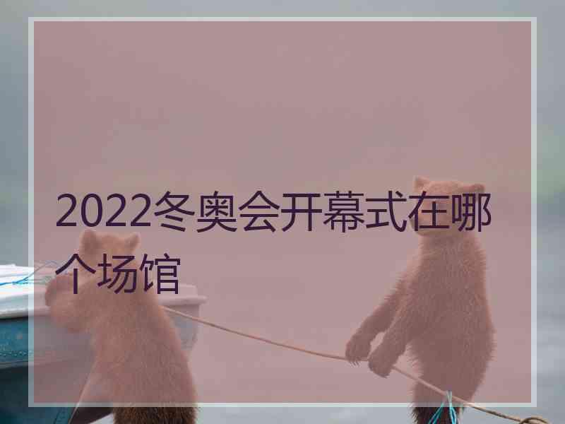 2022冬奥会开幕式在哪个场馆