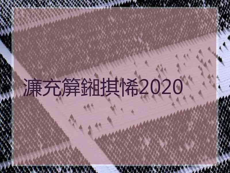 濂充箳鎺掑悕2020