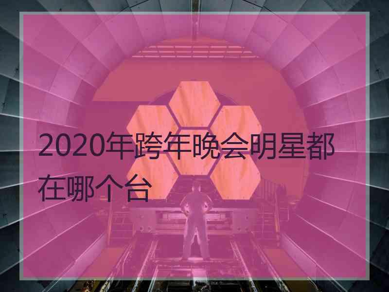 2020年跨年晚会明星都在哪个台