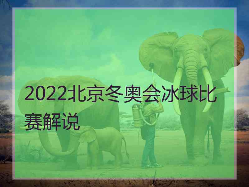 2022北京冬奥会冰球比赛解说