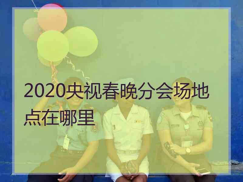 2020央视春晚分会场地点在哪里