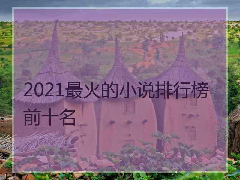 2021最火的小说排行榜前十名