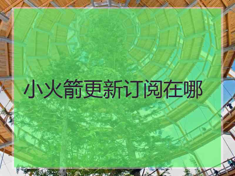 小火箭更新订阅在哪