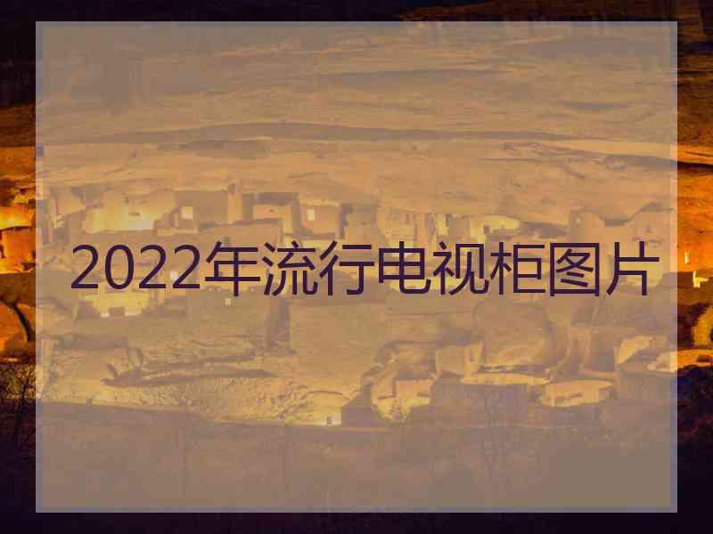 2022年流行电视柜图片