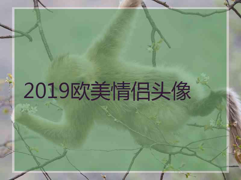 2019欧美情侣头像